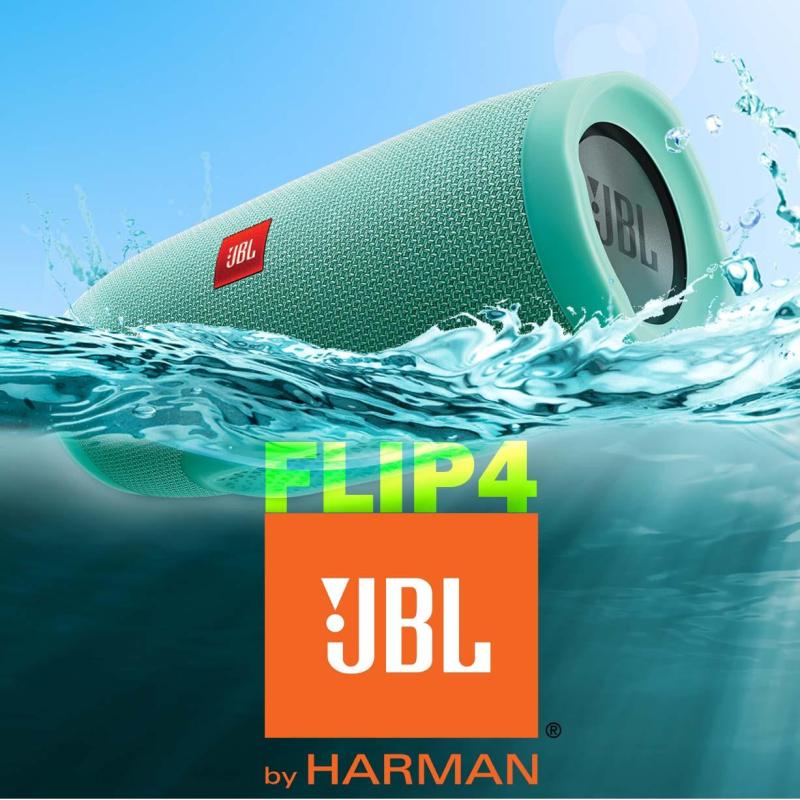 JBL Flip 4 Waterproof Portable Bluetooth speaker - Teal Singapore