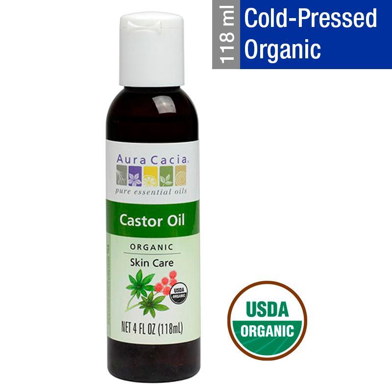 Buy Aura Cacia Organic Castor Oil, Cold-Pressed Singapore