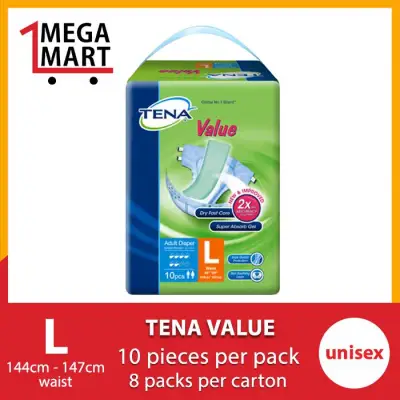 TENA Value L 8 x 10s Carton Sales