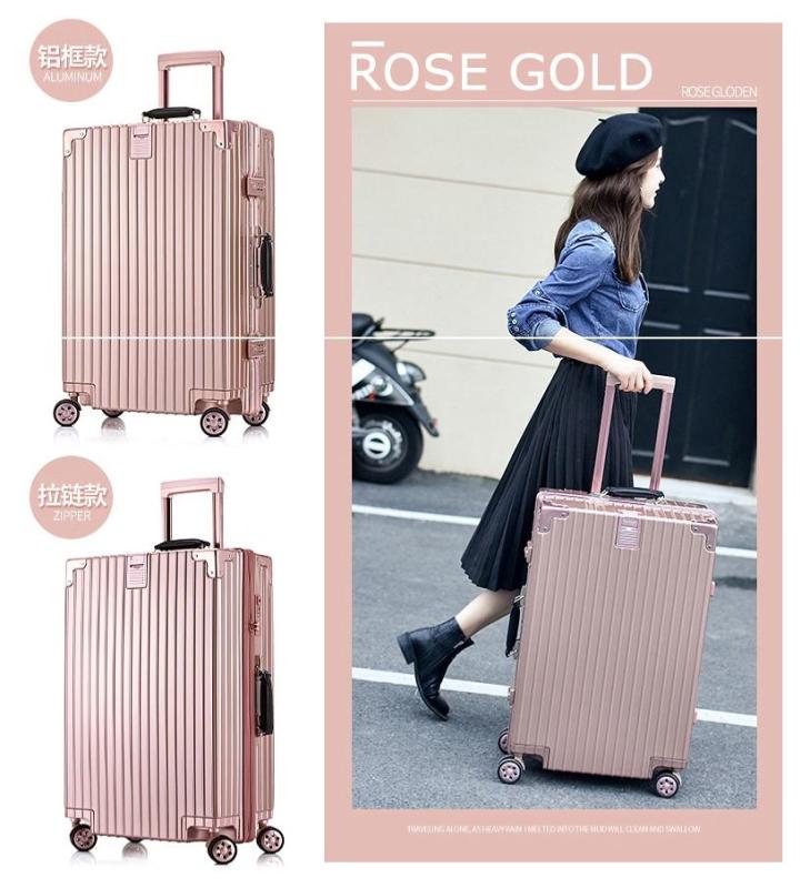 JIJI Deluxe Luggage with Zipper Puller - Travel Bags / Fashion Traveling / Suitcase (SG)