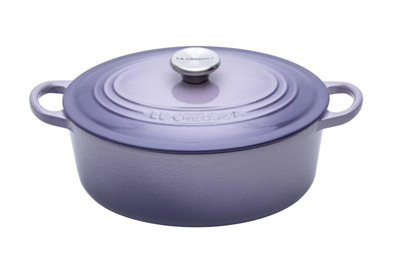Le Creuset Cast Iron Oval French Oven 17cm, Classic (Blue Bell Purple) - Online Exclusive Singapore