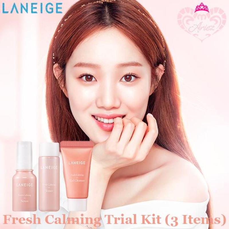 Buy *Ariez* Laneige Fresh Calming Trial Kit (3 Items) (Korea Skincare Travel Sample) Singapore