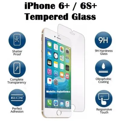 iPhone 6+ Plus / 6S+ Plus Tempered Glass Screen Protector (Clear)