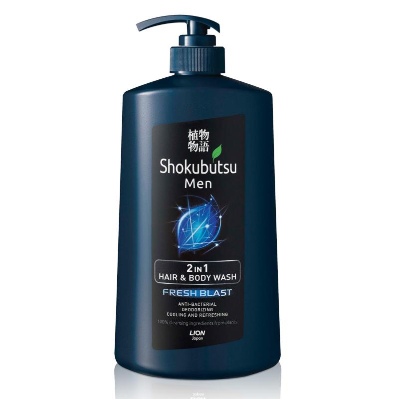 Buy Shokubutsu Men 2-in-1 Hair & Body Wash (Fresh Blast), 850ml Singapore