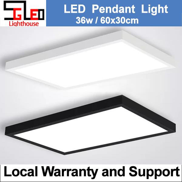 Sg Led Lighthouse At Best In Singapore Singapore Led Ceiling Light 36w Rectangular Black Panel Daylight