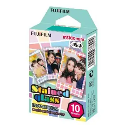 Fujifilm Instax Mini Stained Glass Instant Films - 10 Sheets