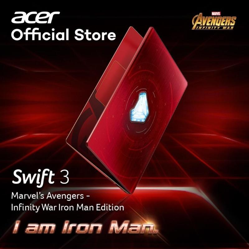 Acer Avengers Iron Man Limited Edition Swift 3 SF314-53G-59KS Thin and Light Laptop