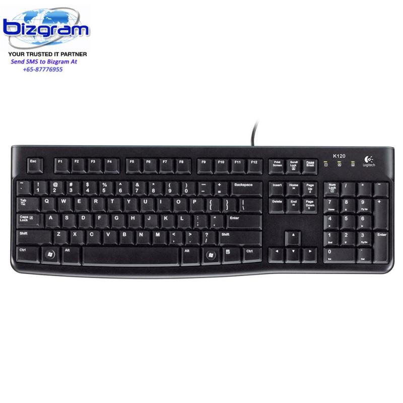 Logitech K120 USB Keyboard 920-002582 Singapore