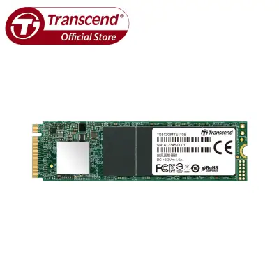 Transcend MTE110S NVMe PCIe Gen3 x4 3D TLC M.2 2280 SSD (Capacity: 128GB / 256GB / 512GB / 1TB)