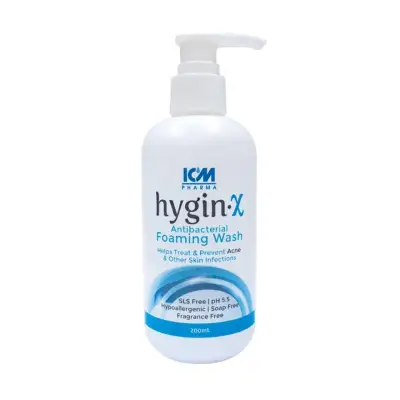 ICM Pharma Hygin-X Antibacterial Foaming Wash 200ml