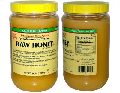 Y.S. Eco Bee Farms, ORGANIC RAW HONEY GRADE A - 1.36Kg (1bottle only)