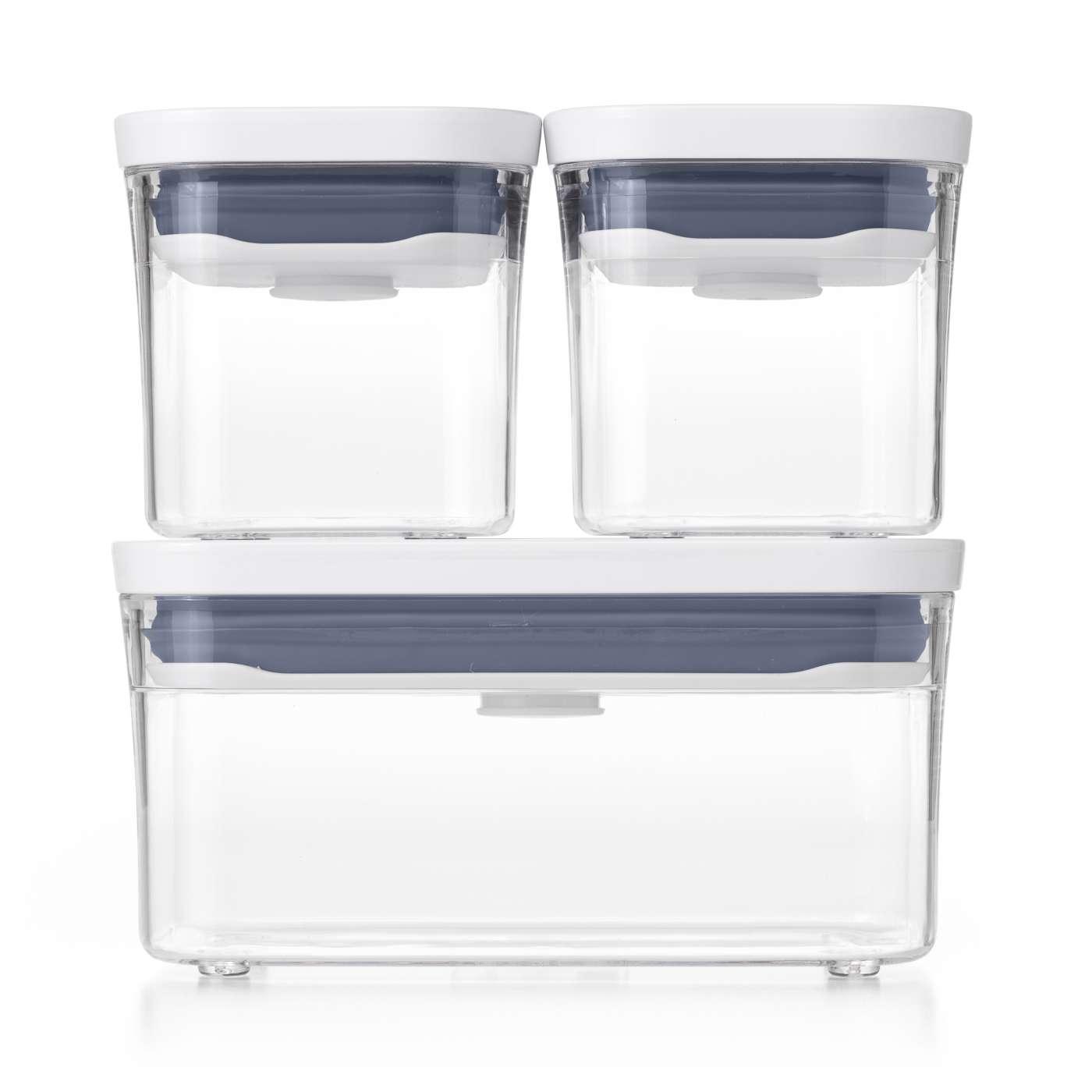 Oxo Good Grips 3pcs Pop Container 0 2l X2 4l X1