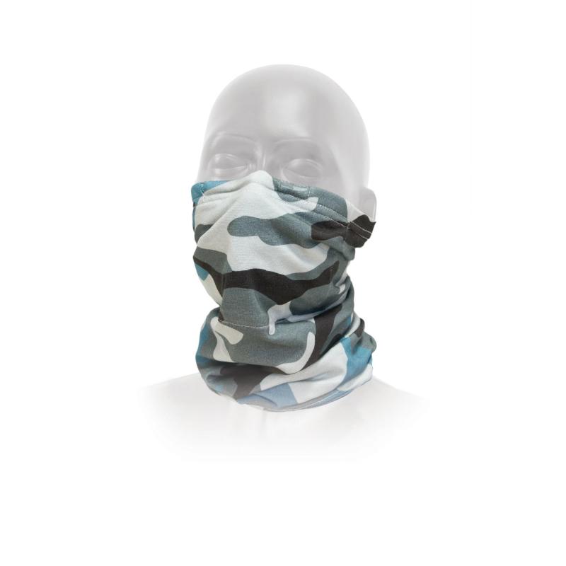 Buy Respilon PM2.5 Nano membrane Washable Anti-Smog Scarf, Size L/XL, Grey Camouflage Singapore