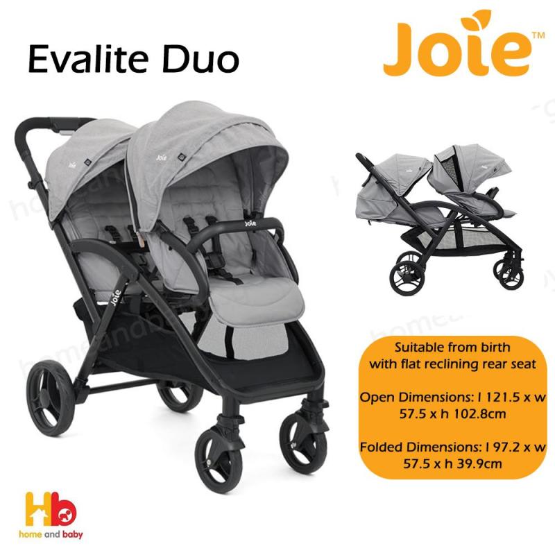 joie evalite duo grey