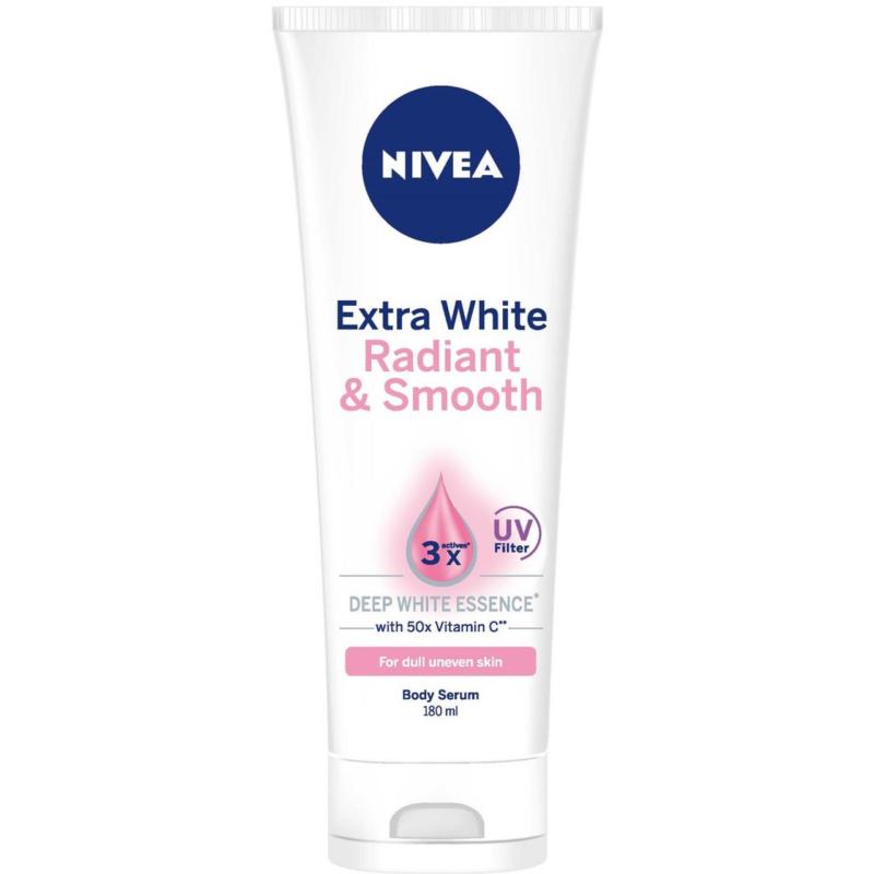 Buy NIVEA Body Care Unisex Extra White Radiant & Smooth Serum SPF33 180ml Singapore