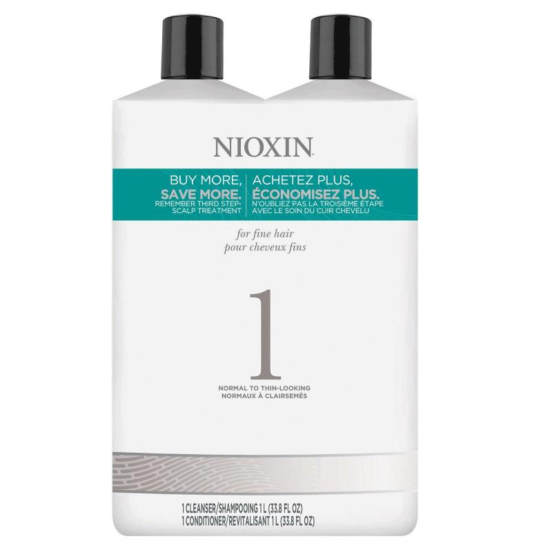 Buy Nioxin System 1 Cleanser Shampoo 1000ml + Conditioner 1000ml Singapore