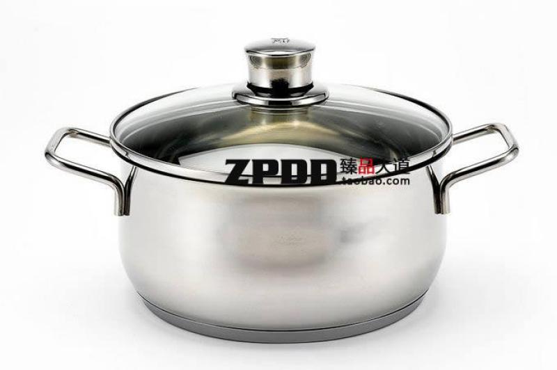 Germany WMF Diadem plus Stainless Steel 16cm2. 0L Stew Pot with Glass Lid Singapore