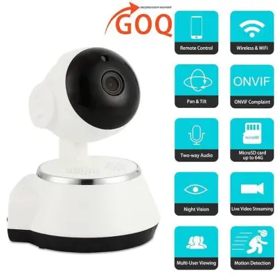 Product details of GOQ Q6 V380 IP CAM 720P HD Wifi IP Security Camera P2P Pan Tilt Wireless CCTV Night Vision