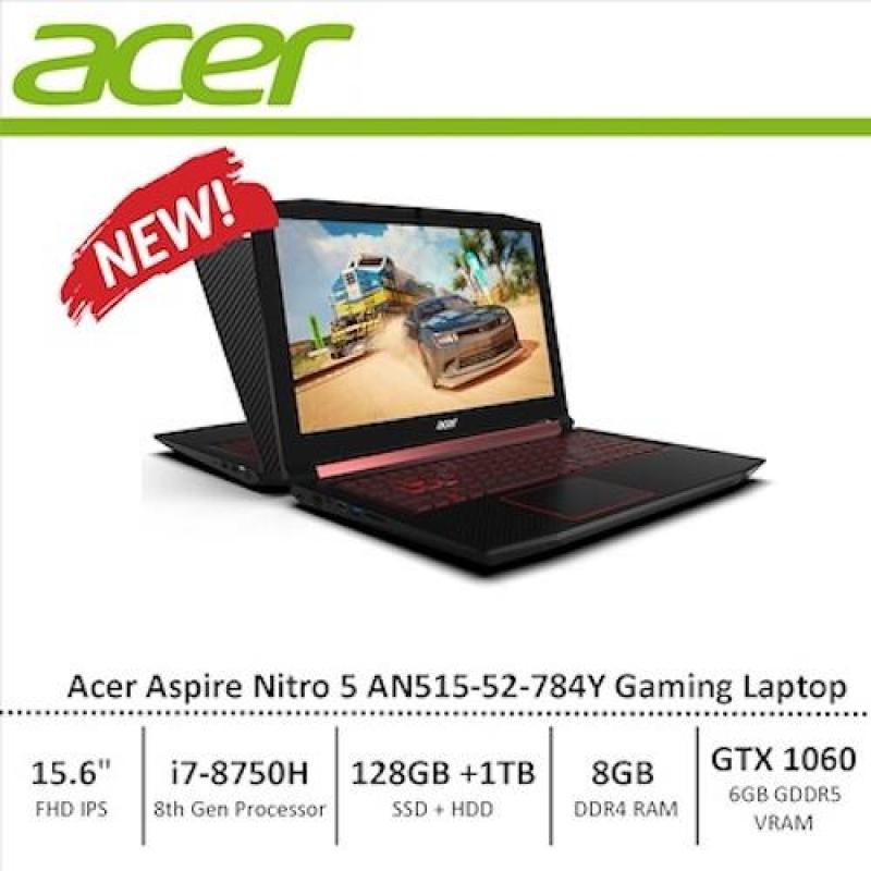 Sept Promo!!! Acer Nitro 5 (AN515-52-784Y) Gaming Laptop - 8th Generation i7 Processor with GTX 1060