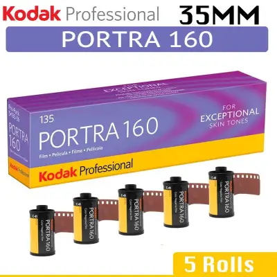 Kodak Professional PORTRA 160 135 35mm Color Negative Roll Film - 5 Roll in a Box