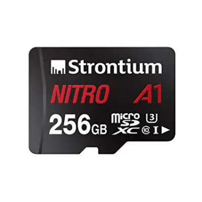 STRONTIUM Nitro A1 100mb/s C10 UHS-1 (U3) 256GB w/ SD Adapter - SG IT