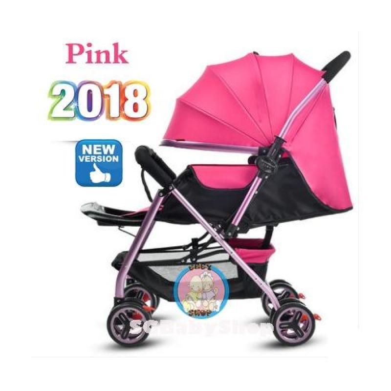 2018 Reversible Lightweight gold frame stroller pram Singapore
