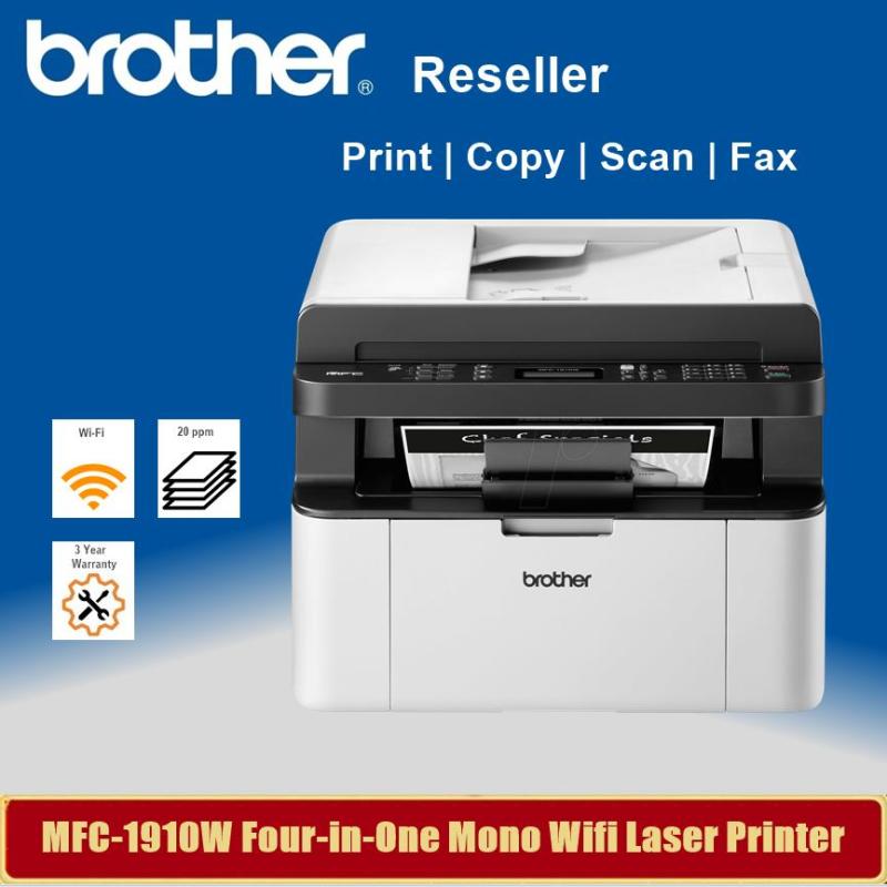[Local Warranty] Brother MFC-1910W Compact Monochrome Laser Multi-Function Centre with Fax / ADF and Wireless Capability MFC-1910 MFC 1910 W MFC1910W MFC1910 W Singapore