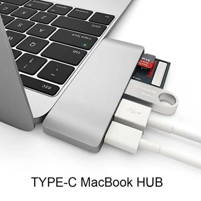 5 in 1 usb c usb 3 sd card reader hub adapter adaptor macbook pro