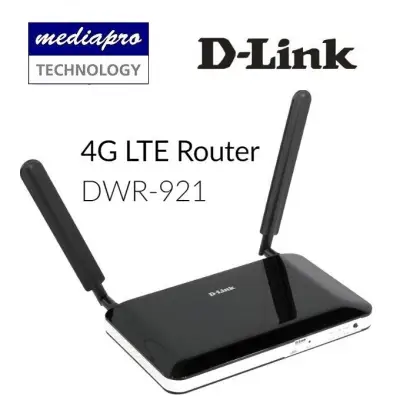 D-Link DWR-921 4G LTE Router - 3 Years Warranty by D-Link Singapore