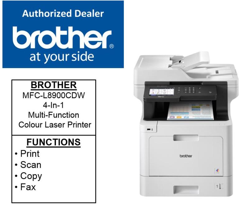 Brother MFC-L8900CDW 4-In-1 Multi-Function Colour Laser Printer MFCL8900CDW MFC L8900CDW L8900CDW L8900 Singapore