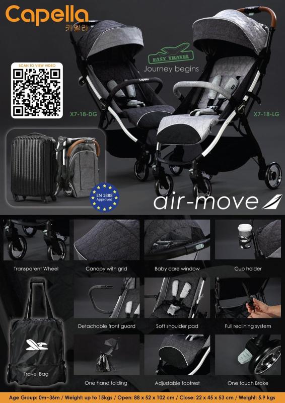 CAPELLA AIR MOVE X7-18-DG -DRAK GRAY Singapore