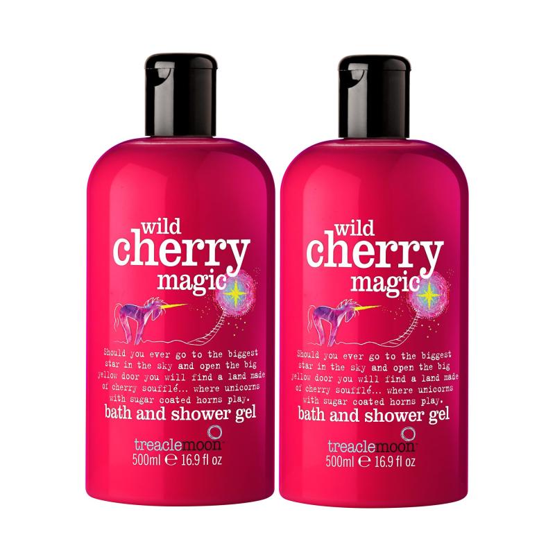 Buy Treaclemoon® Wild Cherry Magic Bath And Shower Gel 500ml x 2 (Twin Pack) Singapore