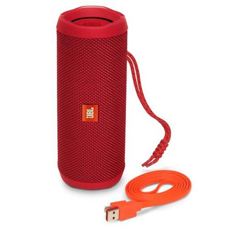 JBL Flip 4 (1 year warranty) Waterproof Bluetooth Speaker (Red) Singapore