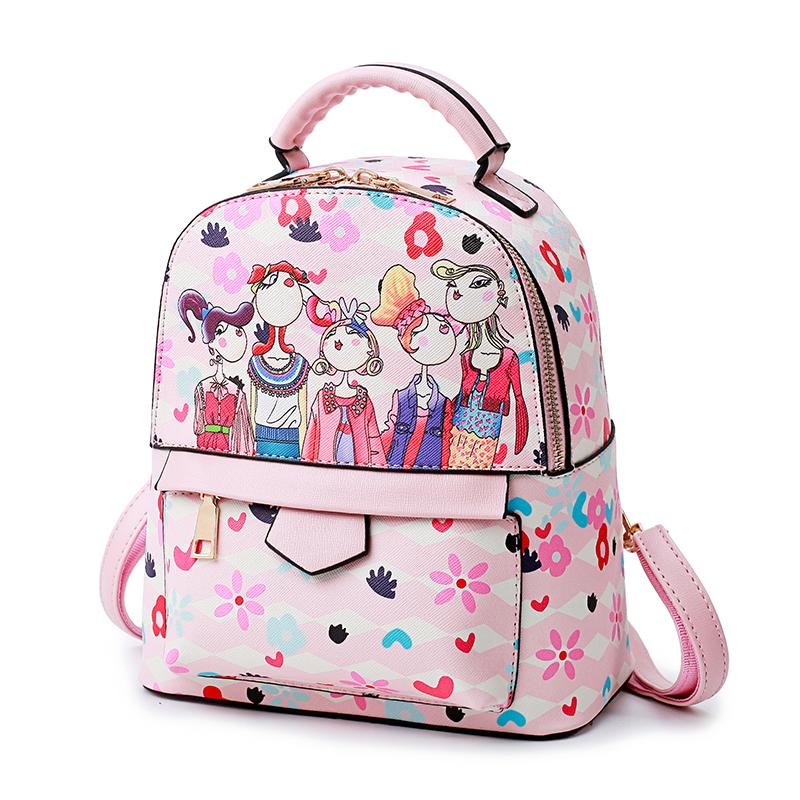 Korean Style Childrens Bag Girls Backpack Big Boy Fashion Princess Cute Tour Package out Little Girl Backpack