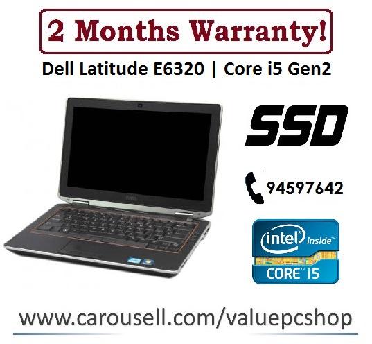 Speedy SSD Core i5: Dell E6320/ 4GB RAM/ 120GB SSD (Refurbished Laptop notebook)