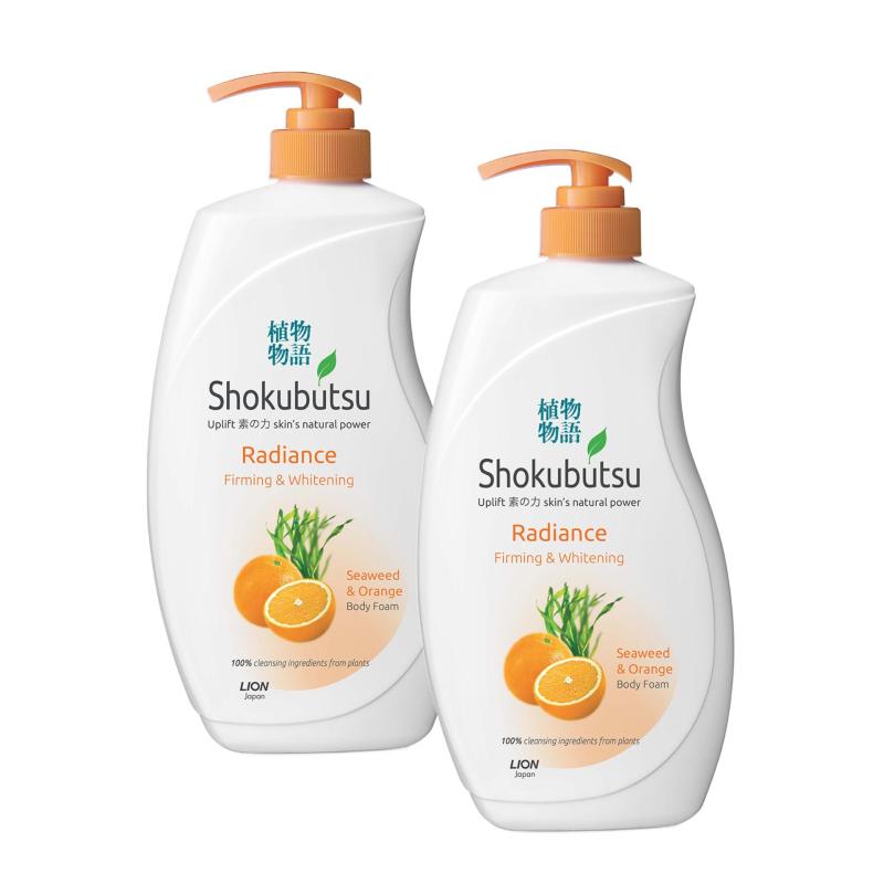 Buy Shokubutsu Radiance Body Foam - Firming & Whitening 900ml x 2 Singapore