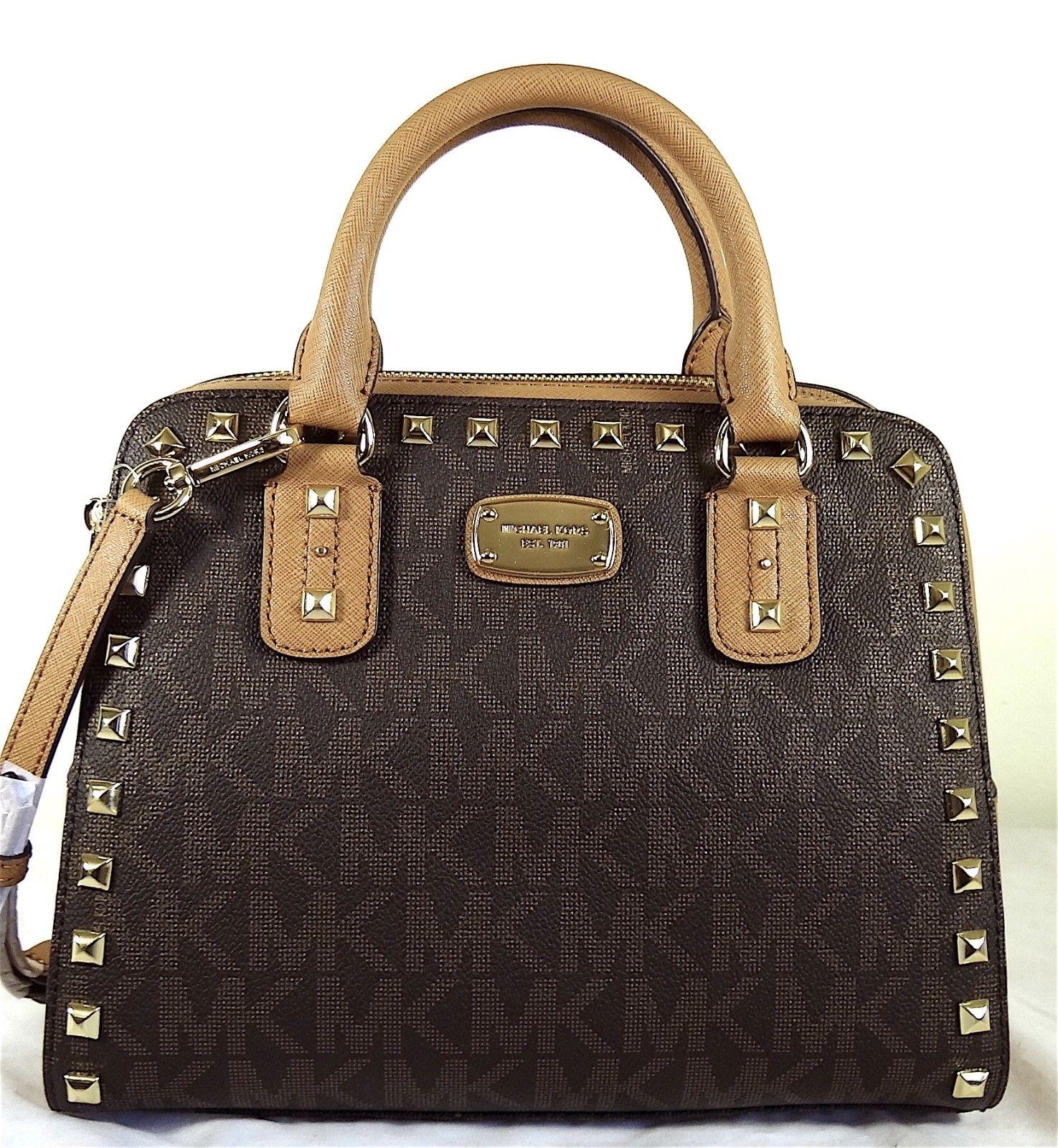 Women Michael Kors Bags Totes Lazada Singapore Authentic Michael Kors Sandrine Studded Large Satchel Hand Carry Crossbody Bag Style No