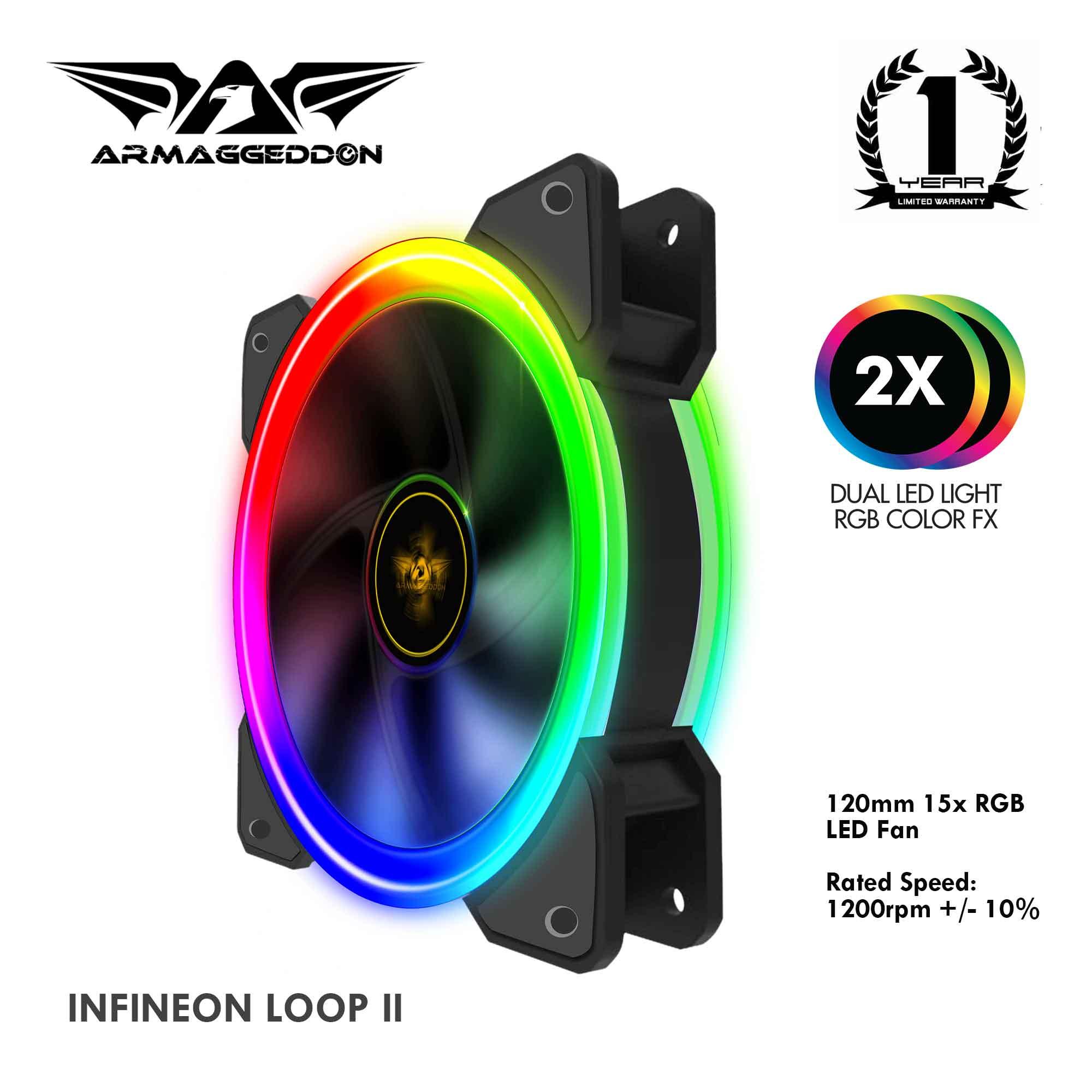 Armaggeddon Ring Iii Rgb Kit 3 Led Strip Fx Controller Shopee Singapore