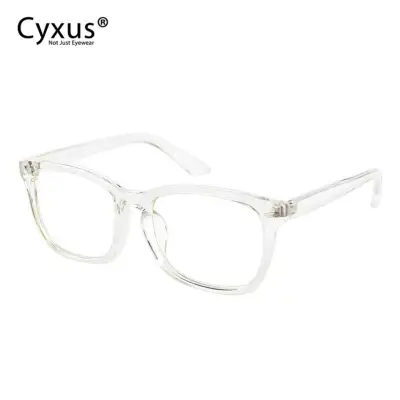 Cyxus Blue Light Blocking Computer Glasses Transparent Frame Clear Lens Men/Women Eyewear