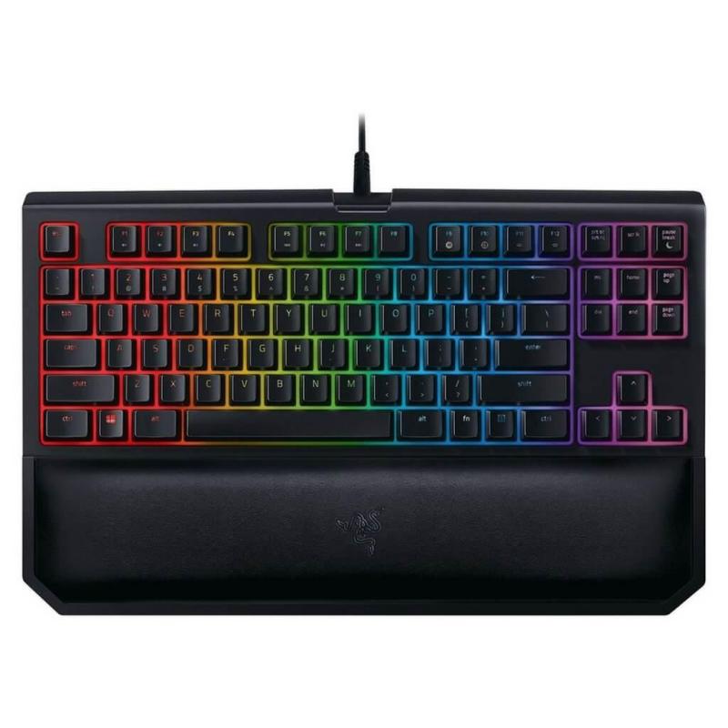 Razer BlackWidow Tournament Edition Chroma V2 Yellow Switch Mechanical Gaming Keyboard Singapore