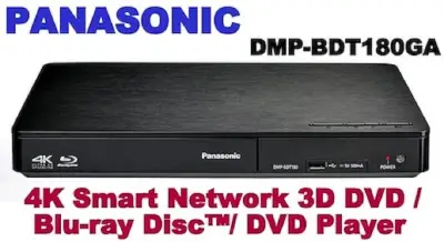 Panasonic 4K Smart Network 3D DVD / Blu-ray Disc™/ DVD Player DMP-BDT180GA