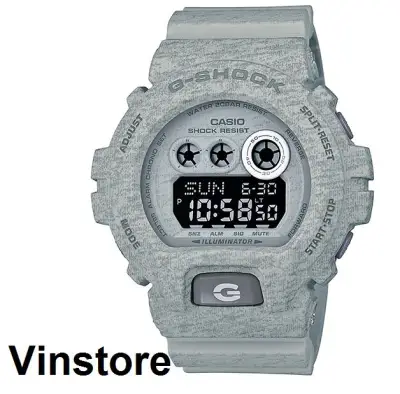 [Vinstore] G-Shock Marble Pattern Grey Resin Quartz Digital Sports Men Watch GD-X6900HT-8D GD-X6900HT-8 GD-X6900HT-8DR GDX6900HT-8D