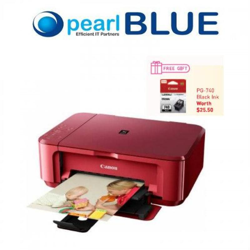 Canon PIXMA MG3670 Printer - Red  Wireless  ALL-IN-ONE With Duplex and Cloud Printing Singapore