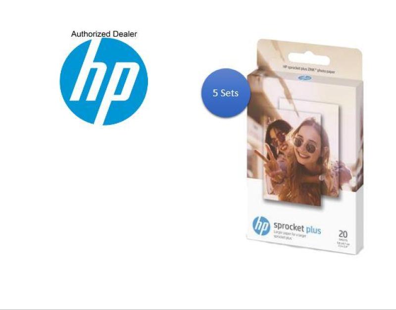 HP 20 SHEET SPROCKET PLUS 2.3 X 3.4 ZINK PAPER (5 Sets = 100 Sheet) Sprocket Plus Singapore