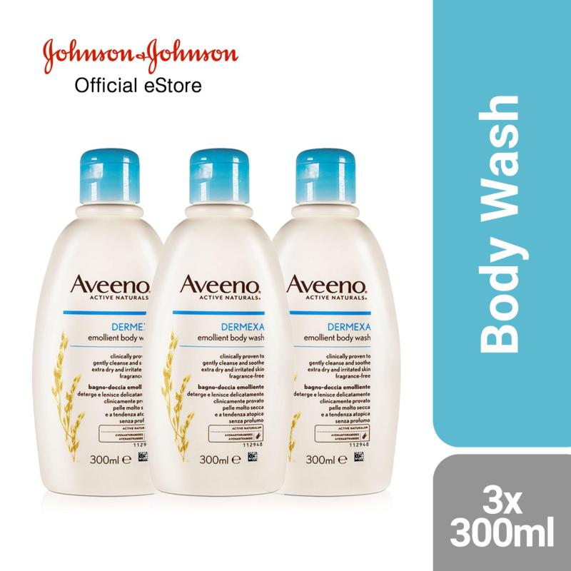Buy Aveeno Dermexa Body Wash 300ml x 3 Singapore