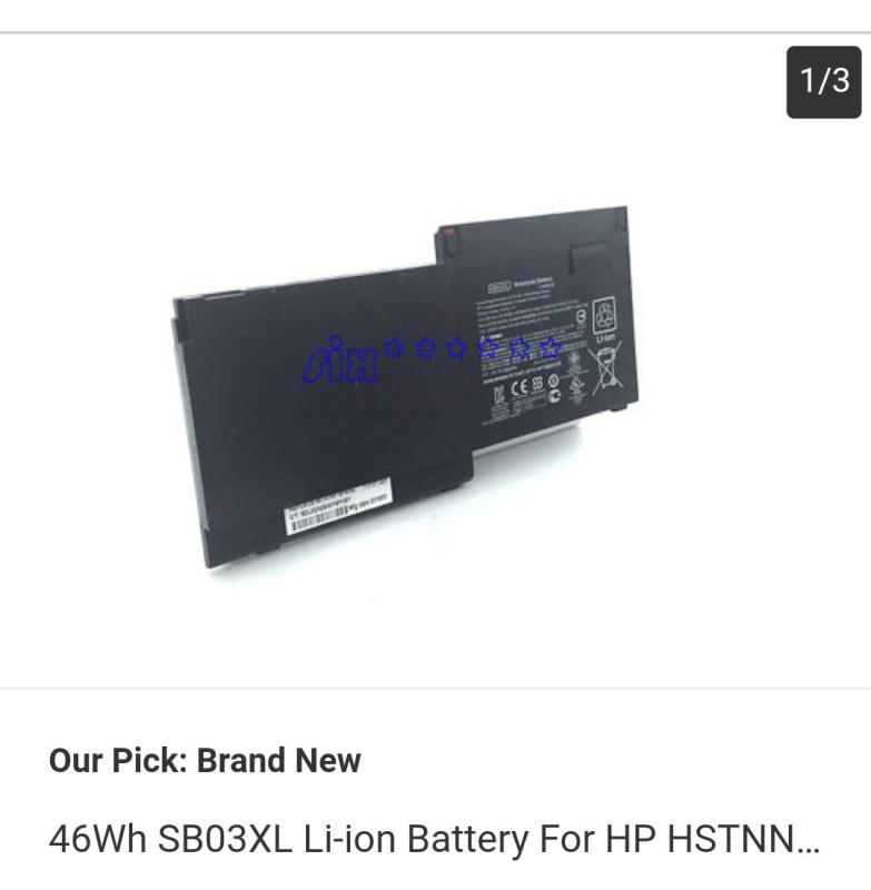 Sb03xl Battery for HP EliteBook 720 G1 725 G2 820 G1/g2 Hstnn-lb4t Hstnn-ib4t