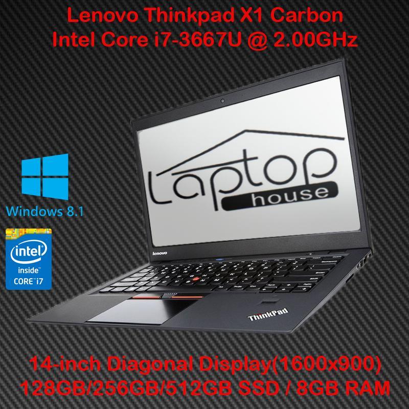 Refurbished Lenovo Thinkpad X1 Carbon Intel Core I7 3667u 256gb Ssd 8gb Ram Black Singapore