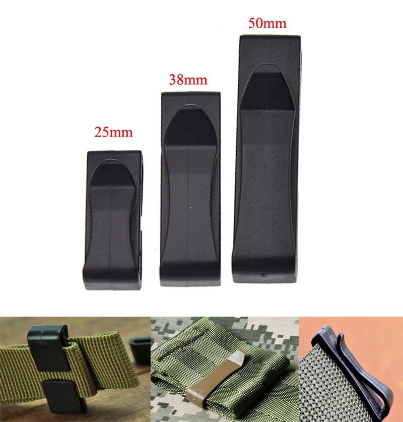 5pcs Plastic Webbing Buckles for 25mm Strap Backpack Bag Case Attachment