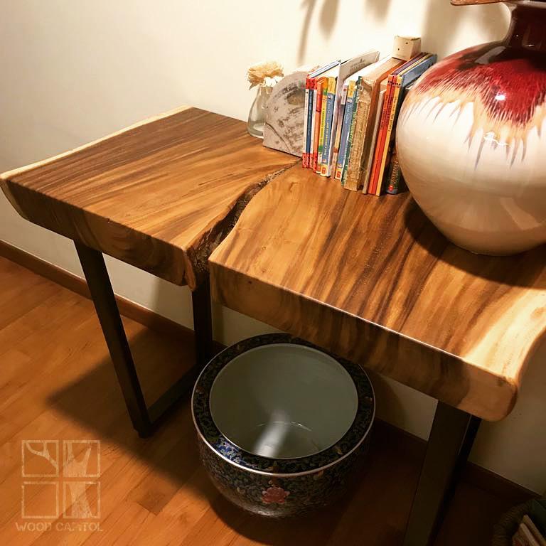 Wood Capitol Natural Suar Wood Hallway Stand