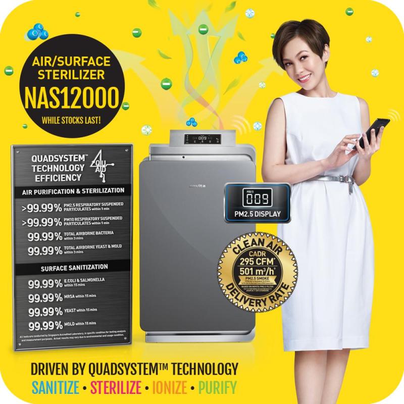 novita AirCare Pro™ Air/Surface Sterilizer NAS12000 with 2 Years Full Warranty Singapore